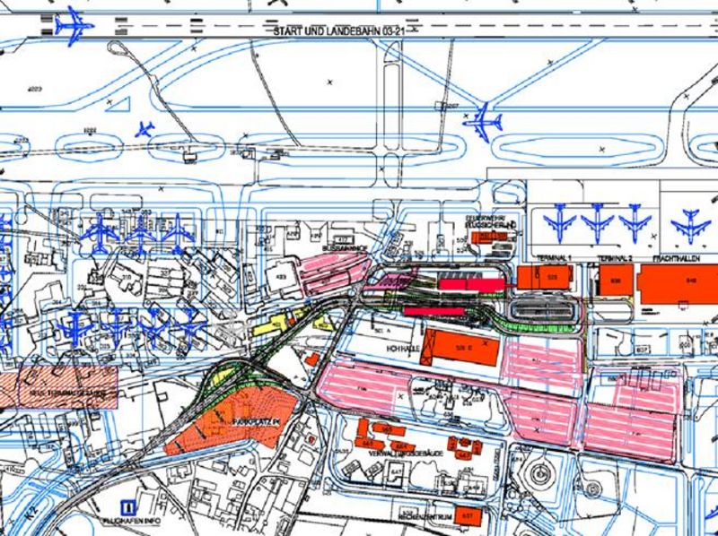 Erschließung Flughafen