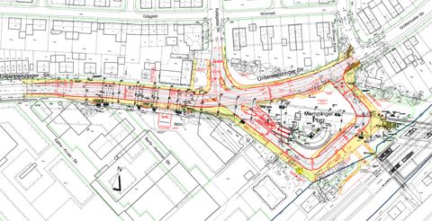 Planungen Memminger Platz / Untermenzinger Straße