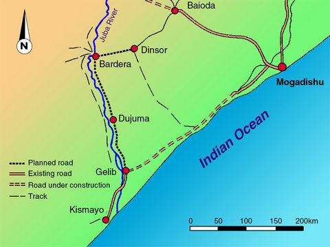 Road Dinsor – Bardera – Gelib