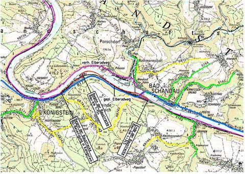 Elberadweg Königstein – Bad Schandau