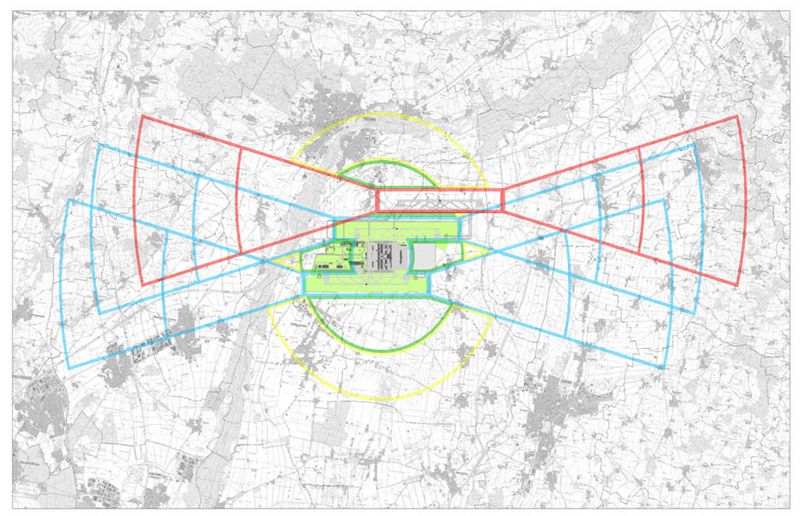 Lageplan Planfeststellungsverfahren 3. S/L Bahn Flughafen München